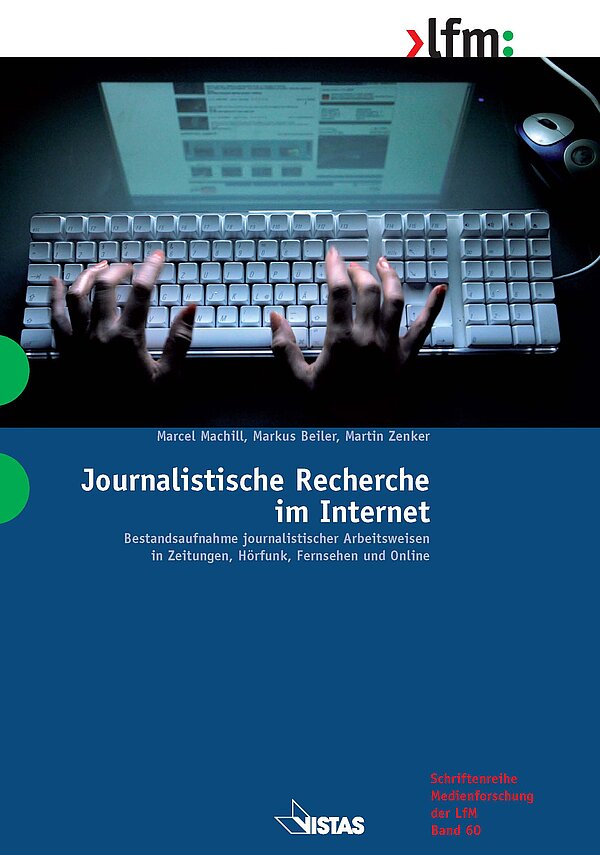 Cover "Journalistische Recherche im Internet"