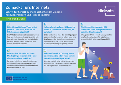 Zu nackt fürs Internet? Tipps für Eltern