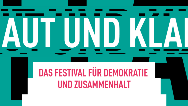 Laut und klar für Demokratie und Zusammenhalt
