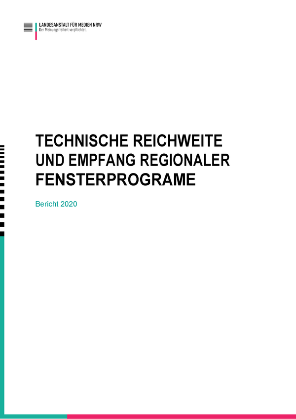 Bericht Fensterprogramme 2020