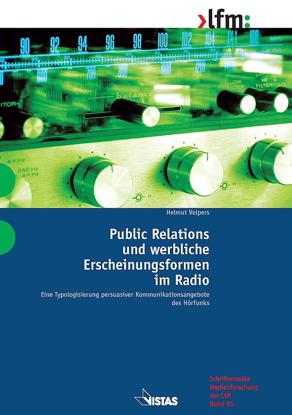 Cover "Public Relations und werbliche Erscheinungsformen im Radio"