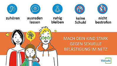 Mach dein Kind stark gegen sexuelle Belästigung im Netz