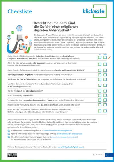 Besteht bei meinem Kind die Gefahr einer digitalen Abhängigkeit?