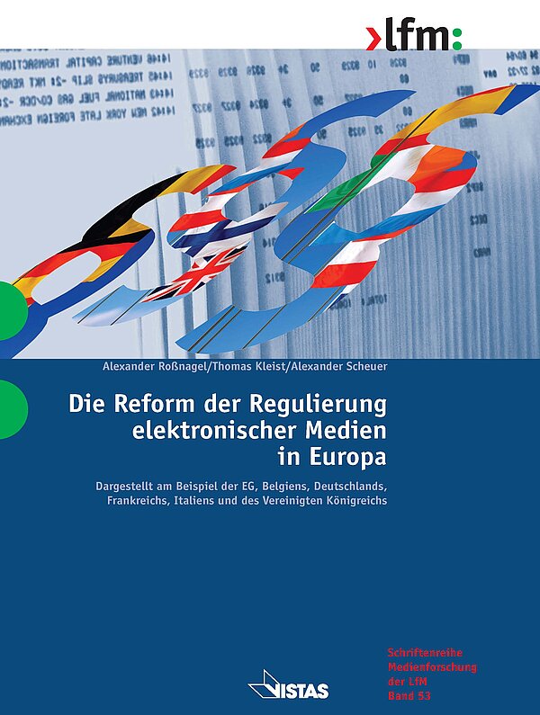 Cover "Reform der Regulierung elektronischer Medien in Europa"