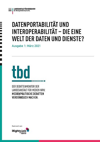 Datenportabilität und Interoperabilität -