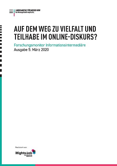 Auf dem Weg zu Vielfalt und Teilhabe im Online-Diskurs?