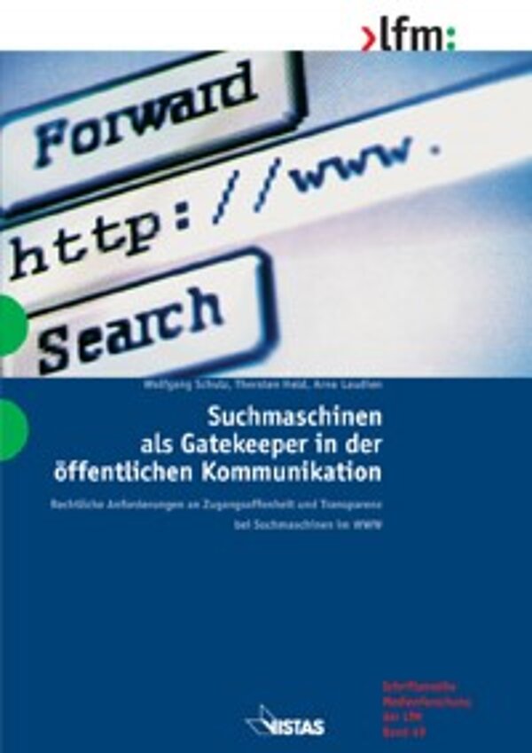 Cover Bd. 49 LfM-Schriftenreihe Medienforschung