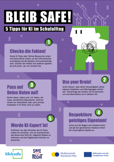 Bleib Safe! 5 Tipps für KI im Schulalltag