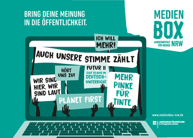 Bring deine Meinung in die Öffentlichkeit