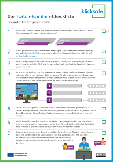 Die Twitch-Familiencheckliste